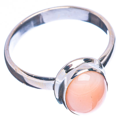 Pink Opal Ring Size 8 (925 Sterling Silver) R5040