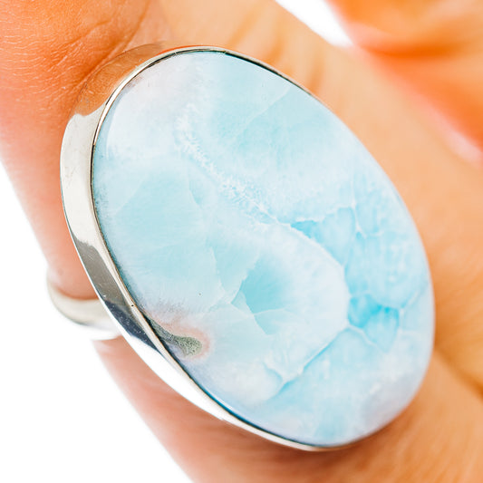 Larimar Ring Size 7 (German Silver)