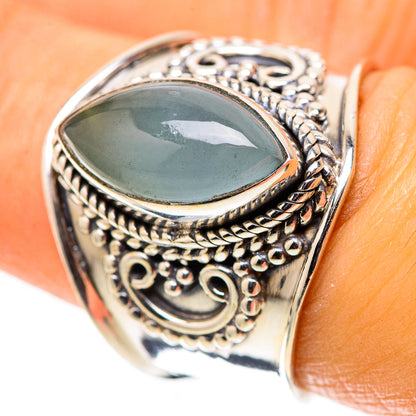 Natural Aquamarine Ring Size 7 (925 Sterling Silver) RING138473