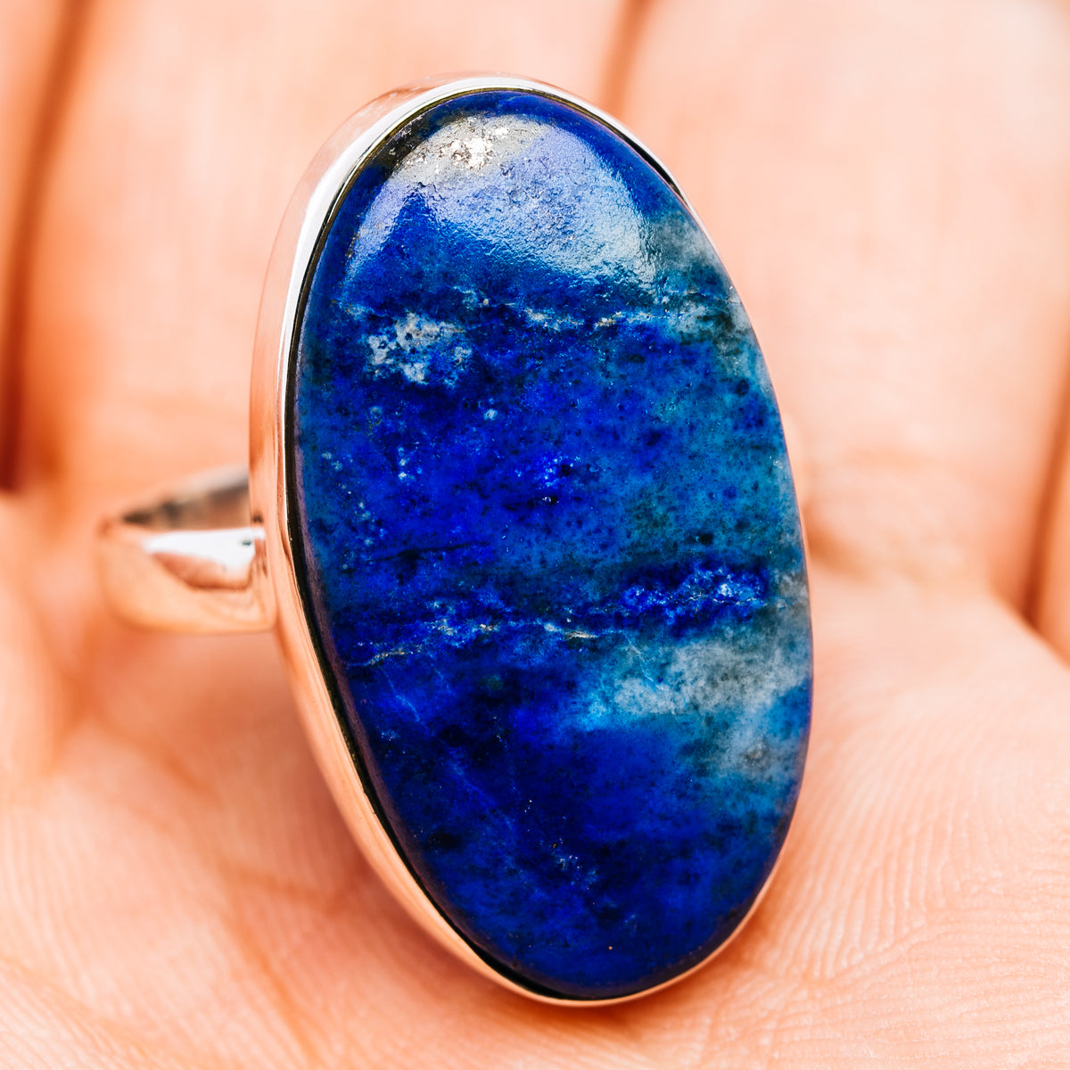 Rare Afghanite Ring Size 9.5 (.925 Sterling Silver)