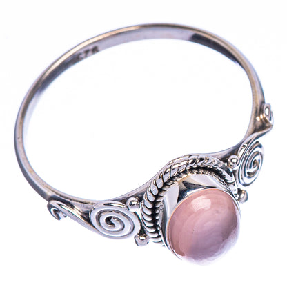 Rose Quartz Dainty Ring Size 9.25 (925 Sterling Silver) R147064