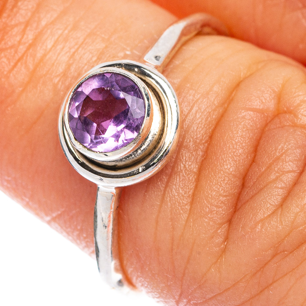 Amethyst Dainty Ring Size 5.75 (925 Sterling Silver) R145406