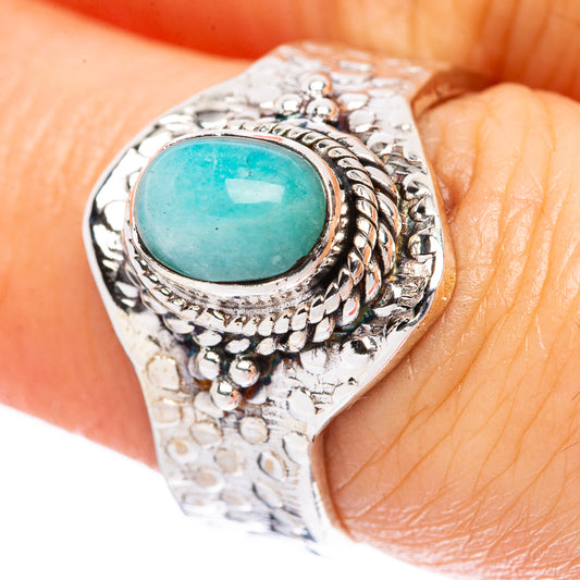 Amazonite Ring Size 7 (925 Sterling Silver) R3767