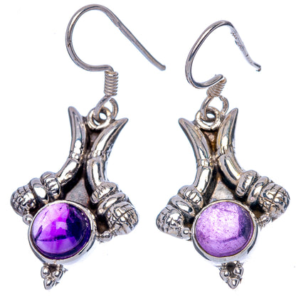 Amethyst Earrings 1 3/8" (925 Sterling Silver) E433188