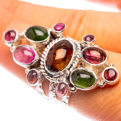 Signature Mixed Tourmaline Ring Size 7 (925 Sterling Silver) R141714