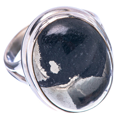 Magnetite Pyrite Ring Size 9 (925 Sterling Silver) R1736