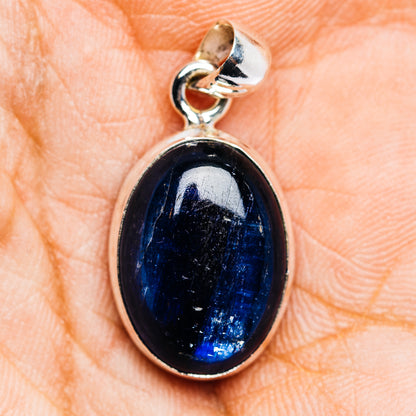 Kyanite Pendant 1 1/8" (.925 Sterling Silver)