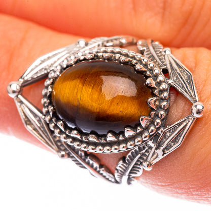 Tiger Eye 925 Sterling Silver Ring Size 6.5 (925 Sterling Silver) RING140288