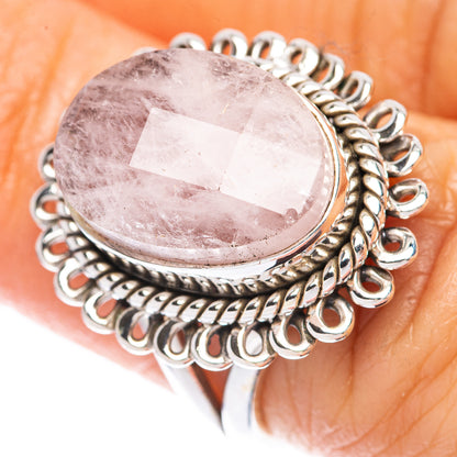 Rare Morganite Ring Size 6.25 (925 Sterling Silver) R2131