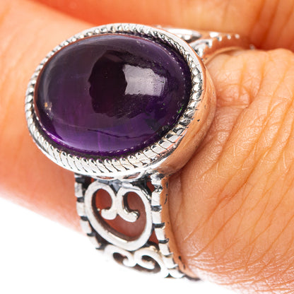 Amethyst 925 Sterling Silver Ring Size 6.5 (925 Sterling Silver) R5415