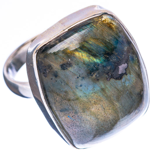 Labradorite Ring Size 8 (925 Sterling Silver) R4133