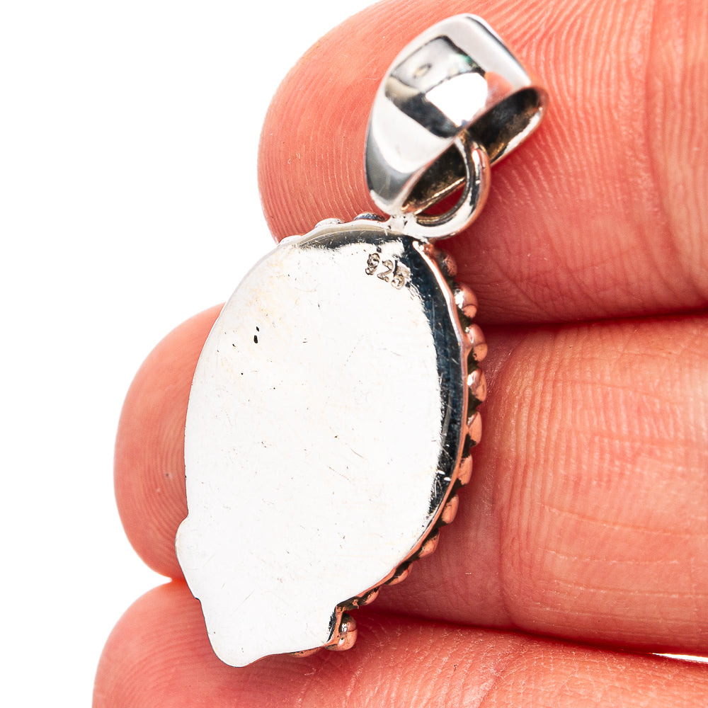 Doublet Opal Pendant 1 3/8" (.925 Sterling Silver)