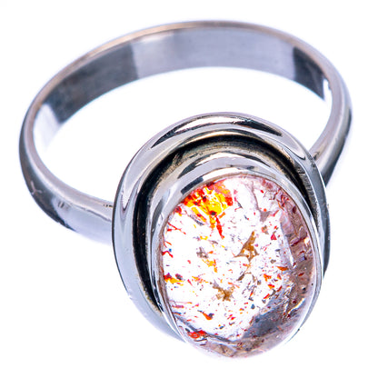 Rare Super Seven Ring Size 7 (925 Sterling Silver) R145539
