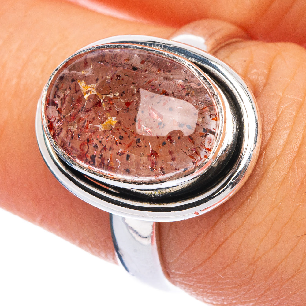 Rare Super Seven Ring Size 7 (925 Sterling Silver) R145539