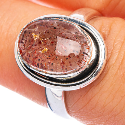 Rare Super Seven Ring Size 7 (925 Sterling Silver) R145539