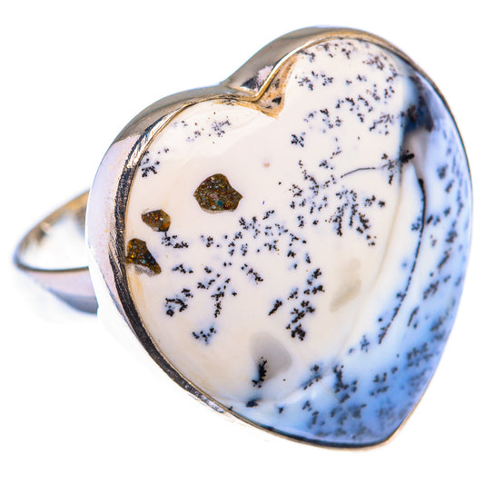 Large Dendritic Opal Ring Size 8.5 (925 Sterling Silver) RING140034