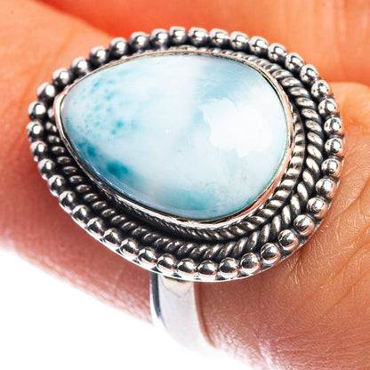 Larimar Ring Size 6 (925 Sterling Silver) R144117
