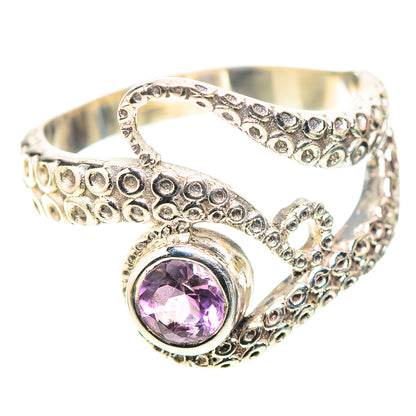 Faceted Amethyst Ring Size 8.25 (925 Sterling Silver) RING138390
