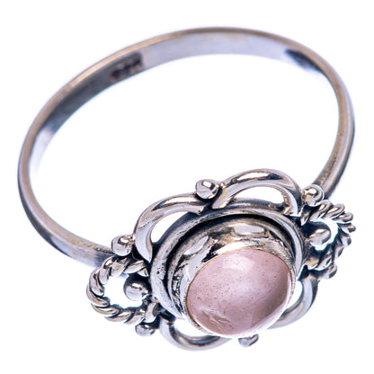 Rose Quartz Dainty Ring Size 7 (925 Sterling Silver) R145726