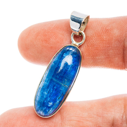 Kyanite Pendant 1 1/2" (.925 Sterling Silver)