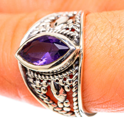 Faceted Iolite Dainty Ring Size 7 (925 Sterling Silver) RING138191