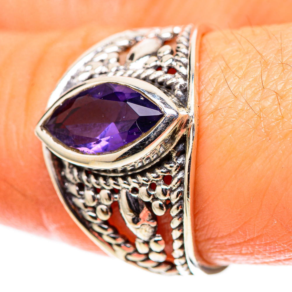 Faceted Iolite Dainty Ring Size 8 (925 Sterling Silver) RING138191