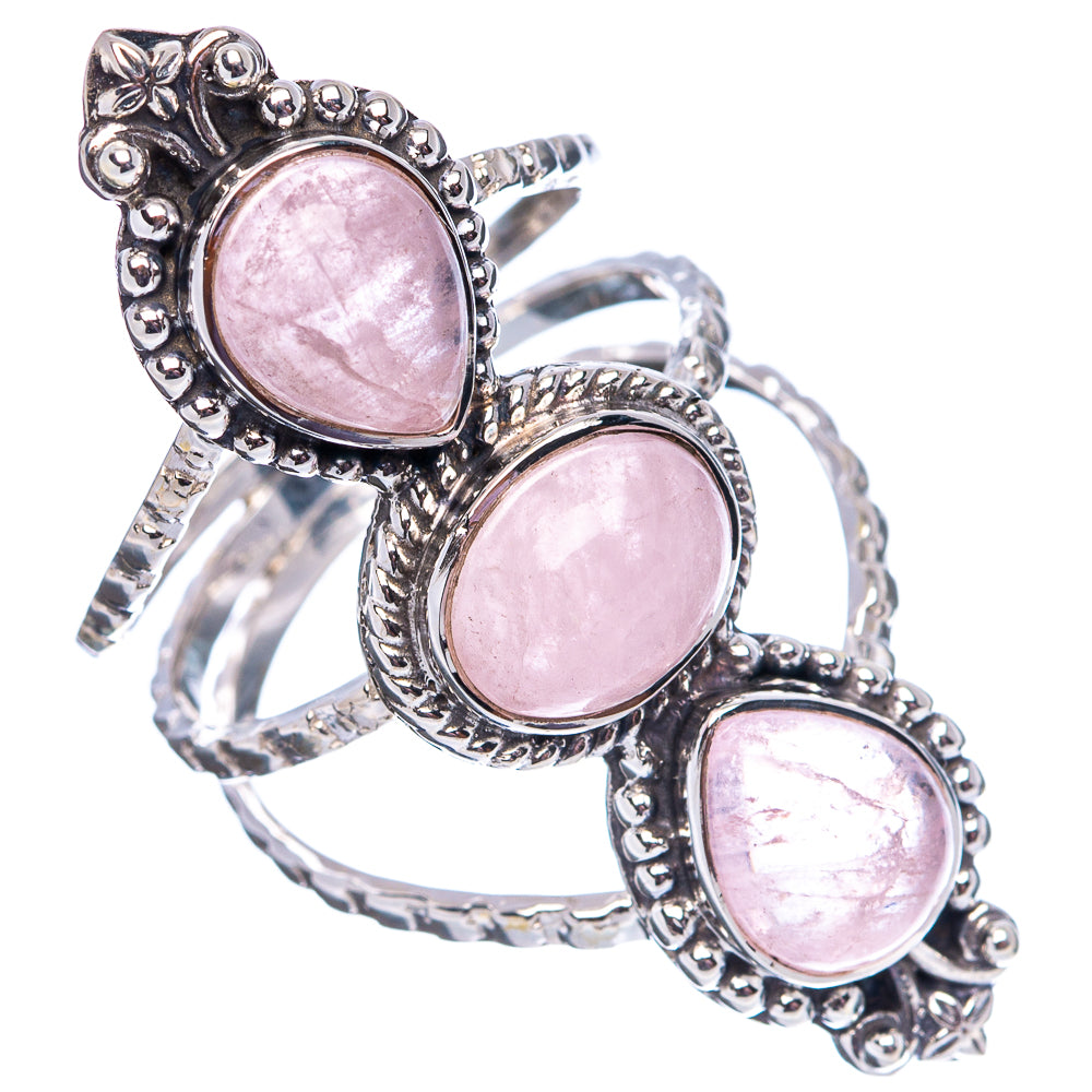 Signature Morganite Ring Size 8.5 (.925 Sterling Silver)