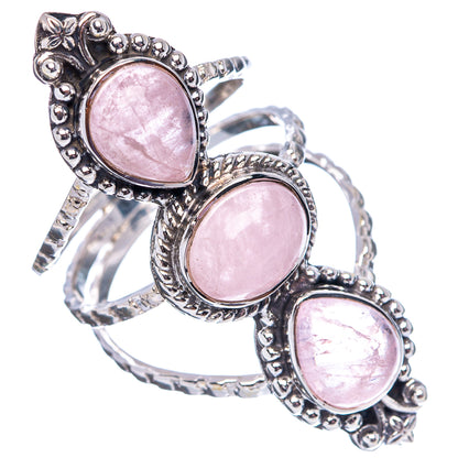 Signature Morganite Ring Size 8.5 (.925 Sterling Silver)