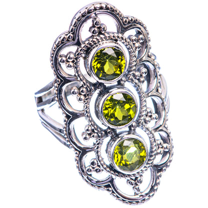 Peridot Ring Size 6.5 (925 Sterling Silver) R142316