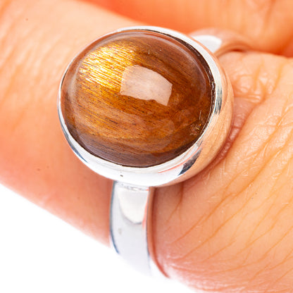 Sunstone Ring Size 7.25 (925 Sterling Silver) R2113