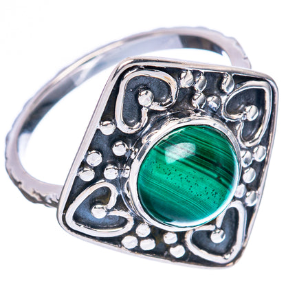 Premium Malachite 925 Sterling Silver Ring Size 8.75 Ana Co R3631
