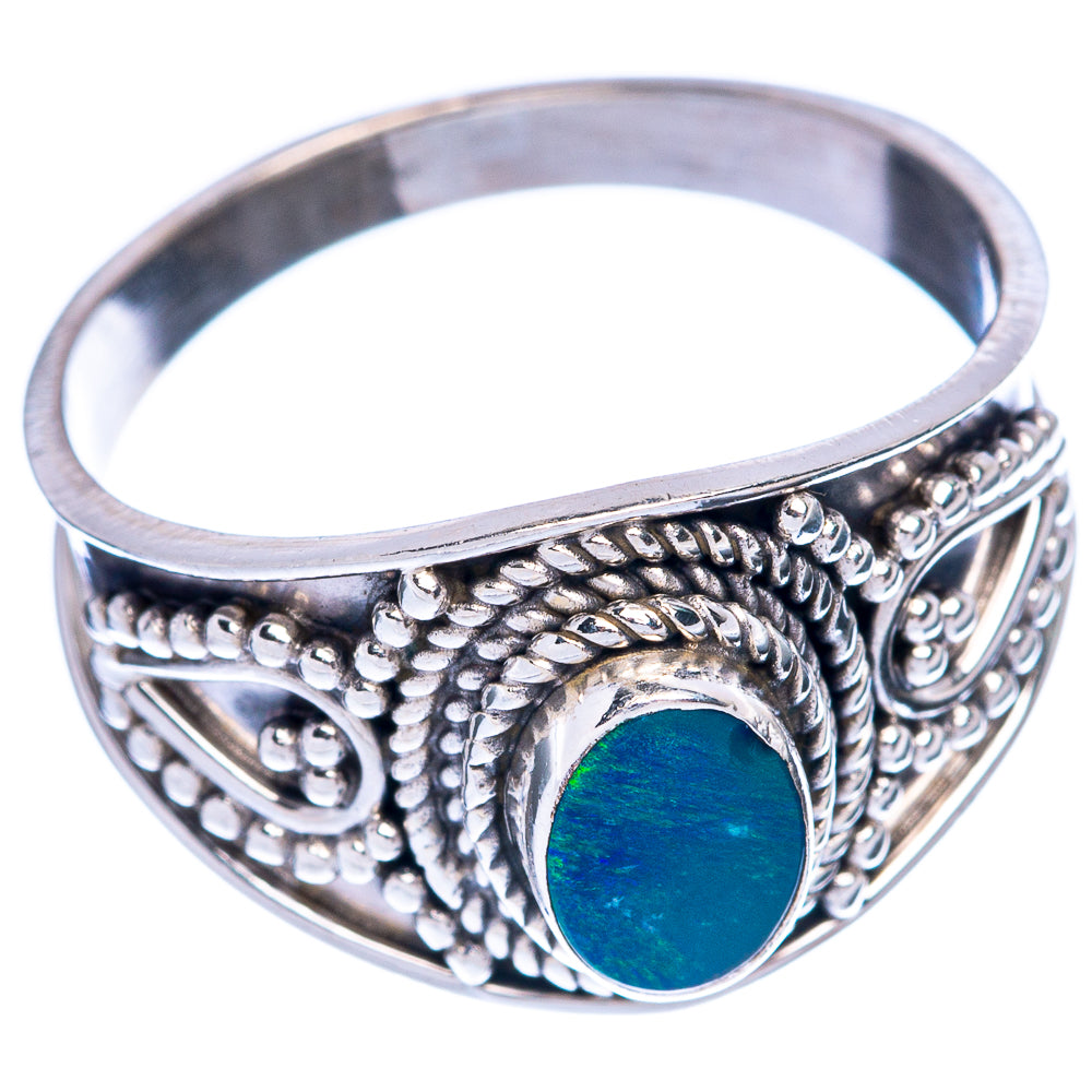 Rare Australian Fire Opal Ring Size 7.5 (925 Sterling Silver) R145607