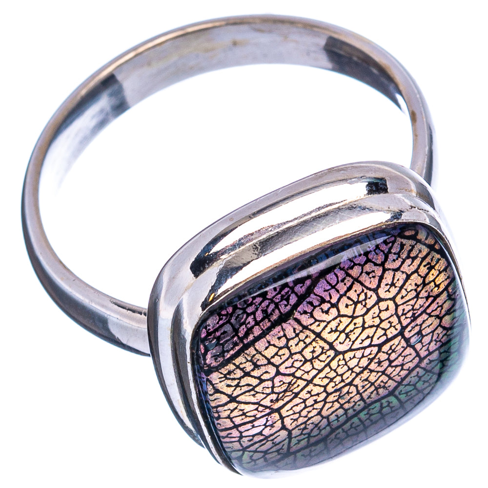 Rare Leaf Aurora Opal Ring Size 9.25 (.925 Sterling Silver)