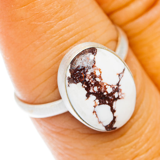 Wild Horse Jasper Ring Size 7.75 (.925 Sterling Silver)