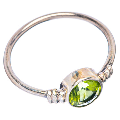 Peridot Dainty Ring Size 5.75 (925 Sterling Silver) R146859