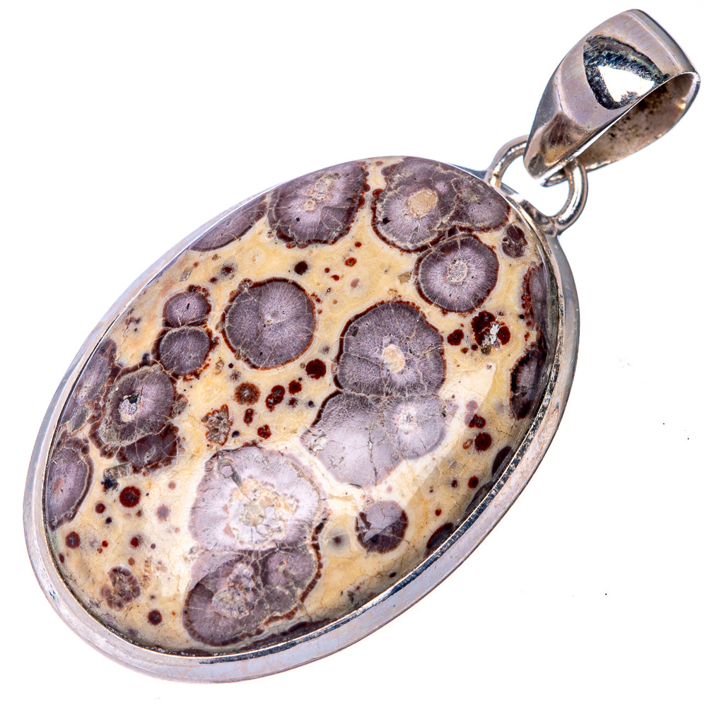 Poppy Jasper Pendant 1 3/4" (925 Sterling Silver) P40801