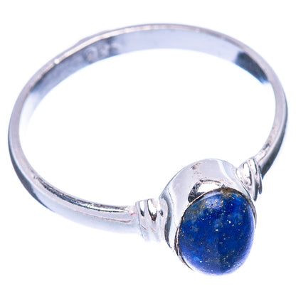 Lapis Lazuli 925 Sterling Silver Ring Size 7.75 (925 Sterling Silver) R5299