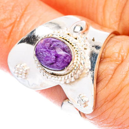 Charoite Ring Size 6.5 (925 Sterling Silver) R147044