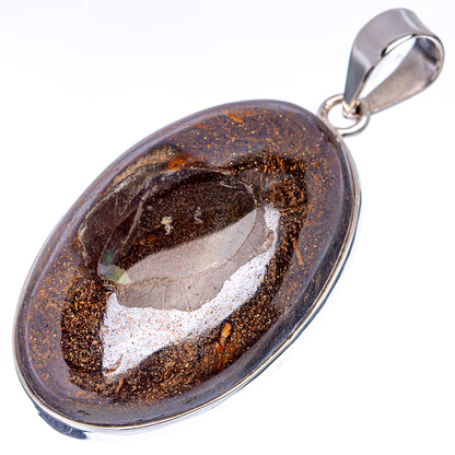 Premium Boulder Opal Pendant 2 1/8" (.925 Sterling Silver)