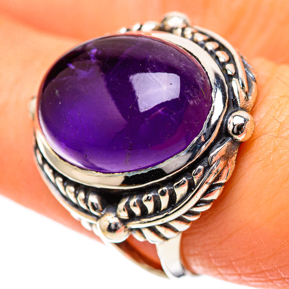 Amethyst Ring Size 7.25 (925 Sterling Silver) RING139215