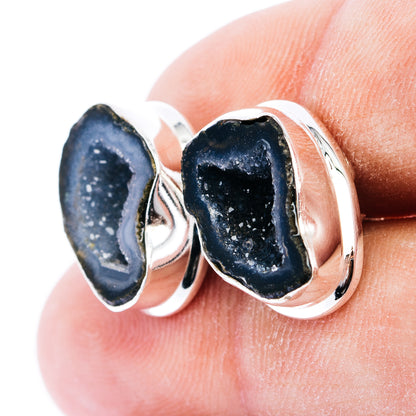 Tabasco Geode Earrings 5/8" (.925 Sterling Silver)