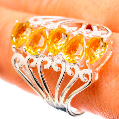 Faceted Citrine Ring Size 10 (925 Sterling Silver) RING138931