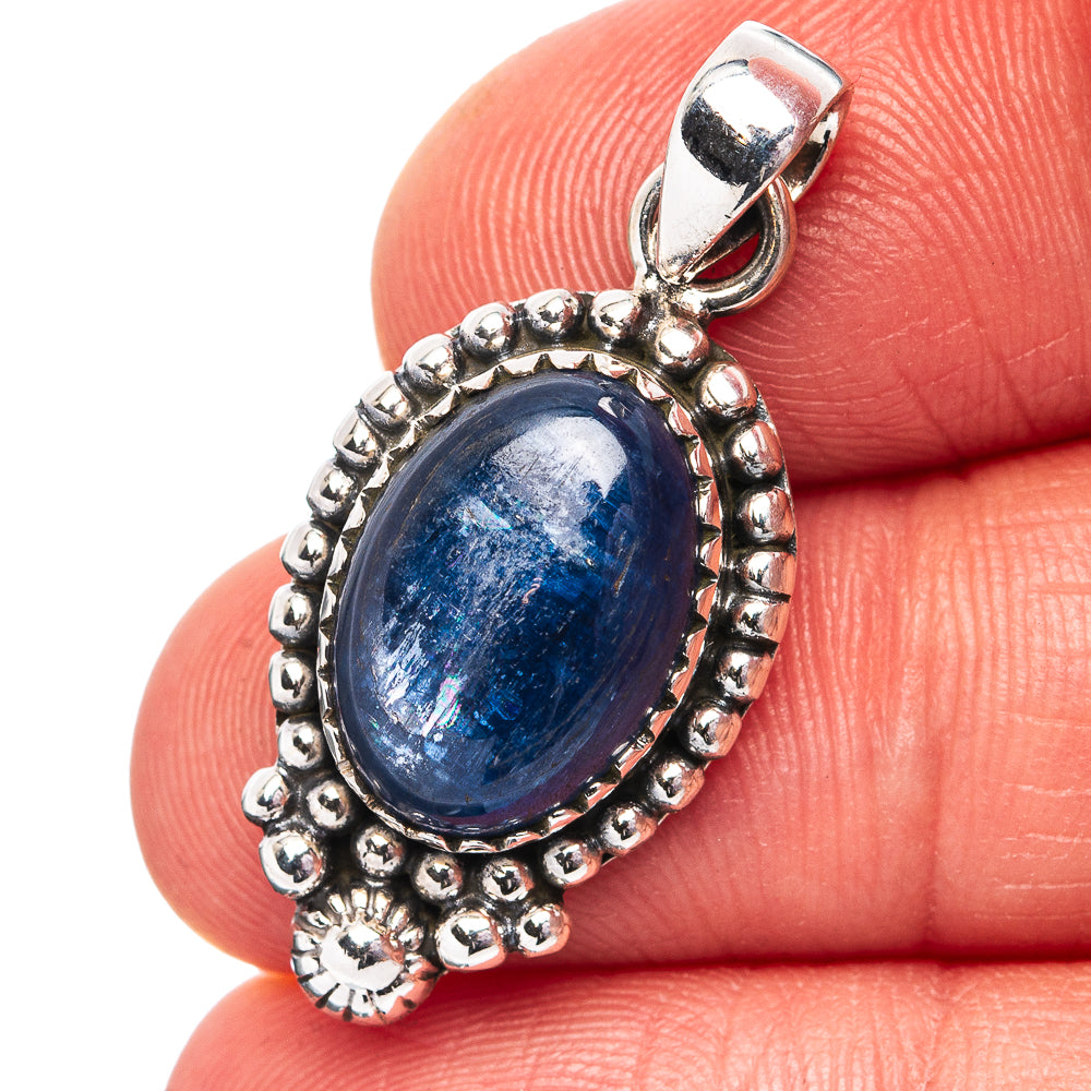 Kyanite Pendant 1 1/4" (.925 Sterling Silver)