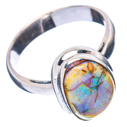 Rare Sterling Opal Ring Size 7 (925 Sterling Silver) R4452