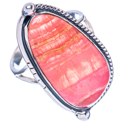 Premium Rhodochrosite Ring Size 8 (925 Sterling Silver) R2611