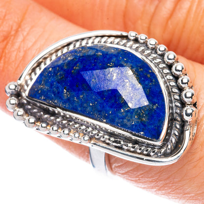 Premium Lapis Lazuli Ring Size 7 (925 Sterling Silver) R2588