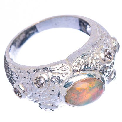 Rare Ethiopian Opal Ring Size 7.75 (925 Sterling Silver) R145975