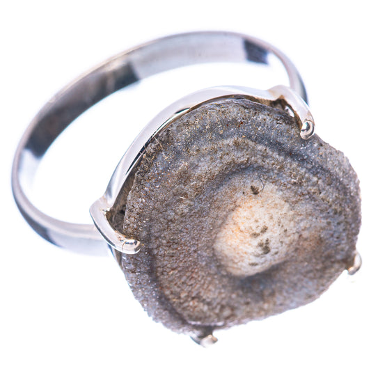 Desert Rose Druzy Ring Size 11 (925 Sterling Silver) R1659