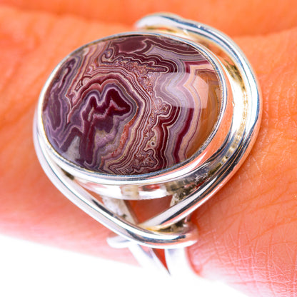 Crazy Lace Agate Ring Size 9 (925 Sterling Silver) RING139944