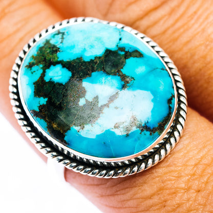 Premium Tibetan Turquoise Ring Size 10 (.925 Sterling Silver)